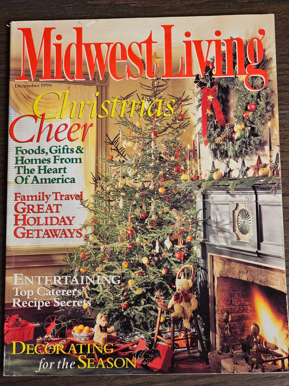 Vintage MIDWEST LIVING Magazine Christmas December 1996 Recipes Gardening